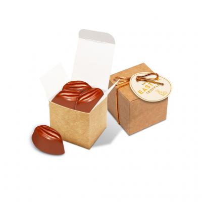 Image of Eco Kraft Cube - Cocoa Bean Truffles
