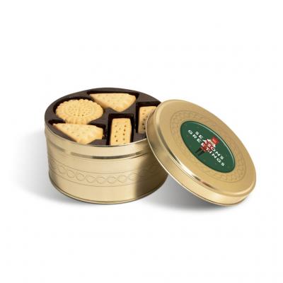 Image of Gold Gift Tin -  Shortbread Biscuits