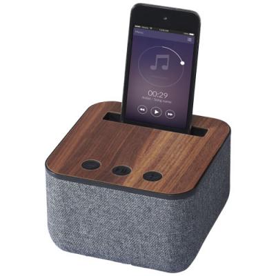 Image of Shae Fabric and Wood BluetoothÃ‚®  Speaker